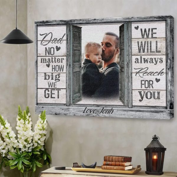 Personalized Photo Gift For Dad Having You As Their Daddy DemCanvas - Image 3