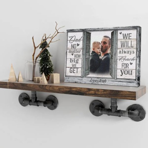 Personalized Photo Gift For Dad Having You As Their Daddy DemCanvas - Image 4