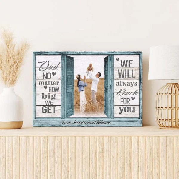 Personalized Photo Gift For Dad Having You As Their Daddy DemCanvas - Image 5